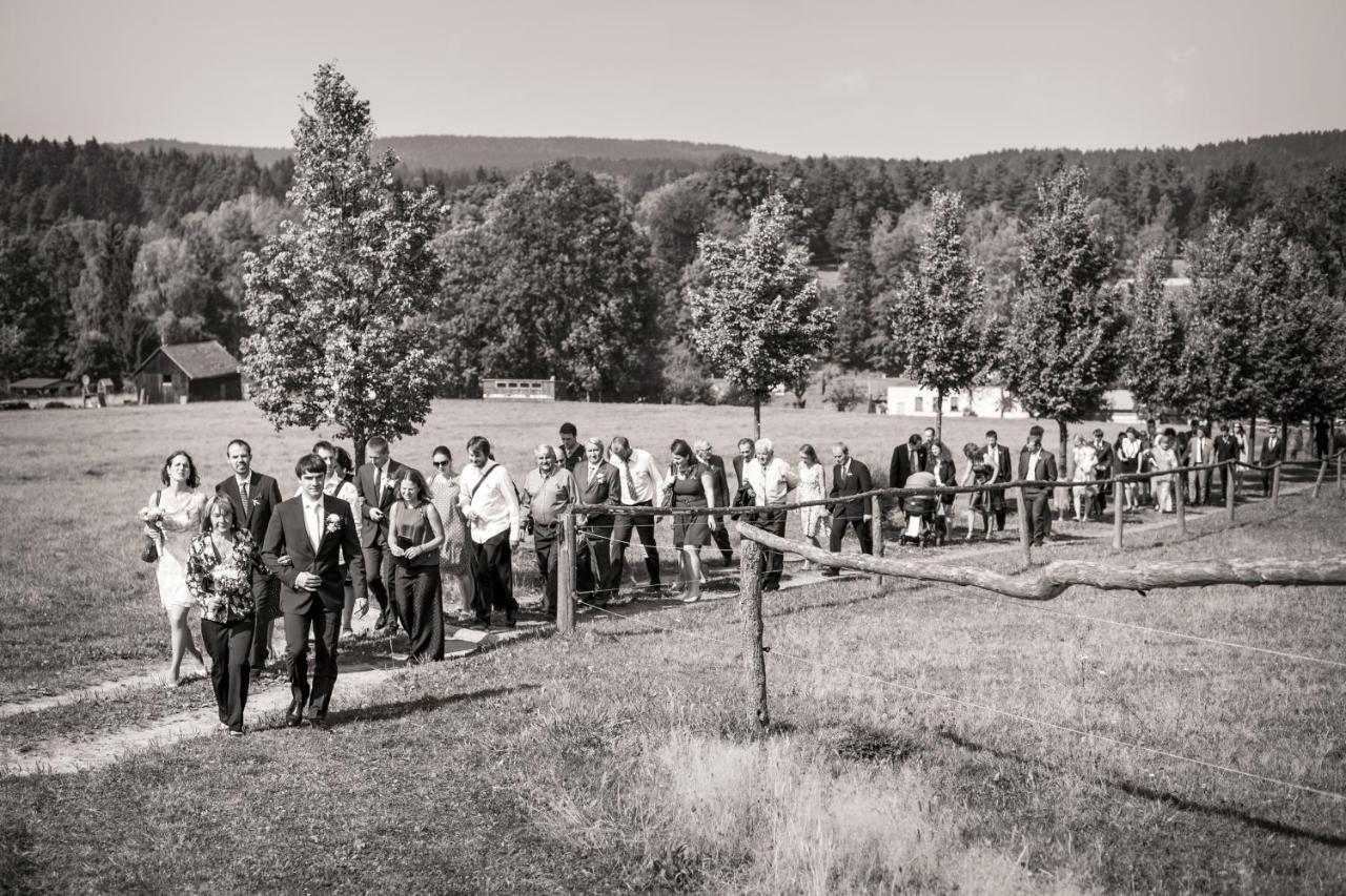 Penzion Na Stodolci Chřibská Esterno foto